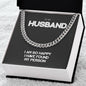 To My Husband I Am So Happy I Have Found My Person, Gift for Husband, Cuban Link Chain Necklace, Gifts For Men, Men Necklace Jewelry For Birthday Christmas Valentines Day, Gifts For Him