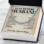To My Future Husband, My Other Half, Necklaces for Him, Romantic Gift Ideas, Gift For Boyfriend, Husband Gift, Husband Necklace, Boyfriend Necklace, Boyfriend Jewelry, Anniversary Birthday Christmas Jewelry for Men