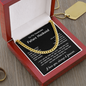 To My Future Husband, Cuban Link Chain Necklace, Engagement Gift, Birthday Gifts, Valentine's Day Gift, Christmas Gift Ideas, Romantic Gift, Unique Husband Gifts