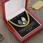 To My Husband Necklace With Message Card, Love Your Wife, Christmas Anniversary Birthday Jewelry for Dad Son Brother Boyfriend Husband, Romantic Gift, Unique Husband Gifts, Valentine's Day Necklace Birthday Gifts for Husband