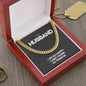 To My Husband I Am So Happy I Have Found My Person, Gift for Husband, Cuban Link Chain Necklace, Gifts For Men, Men Necklace Jewelry For Birthday Christmas Valentines Day, Gifts For Him