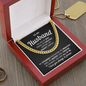 Gift For Husband You Are My Best Friend Necklace, Gift For Him, Gift for Man, Men's Gift, Gift for Husband, Cuban Link Chain for Men, Fathers Day Gifts for Him Dad Son Grandpa Step Dad Uncle