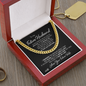 Gift for Future Husband I Can't Live Without You Necklace With Message Card, Love Your Wife, Christmas Anniversary Birthday Jewelry for Dad Son Brother Boyfriend Husband, Romantic Gift, Unique Husband Gifts Love Your Future Wife
