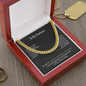 To My Husband Love Your Wife, loving you is a wonderful way to spend a lifetime, Anniversary Gift for Husband, Boyfriend, for Fiancé, Valentine's Day for Him Christmas Wedding Day, Cuban Chain For Men Gifts For Him Husband from Wifey