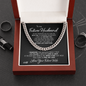 Gift for Future Husband I Can't Live Without You Necklace With Message Card, Love Your Wife, Christmas Anniversary Birthday Jewelry for Dad Son Brother Boyfriend Husband, Romantic Gift, Unique Husband Gifts Love Your Future Wife