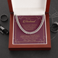 To My Husband Love Your Wife Cuban Link Chain, You are still the man that makes my heart skip a beat, Gifts For Him, Husband & Boyfriend Idea, Anniversary Birthday Christmas Jewelry for Men