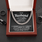 Gift For Husband You Are My Best Friend Necklace, Gift For Him, Gift for Man, Men's Gift, Gift for Husband, Cuban Link Chain for Men, Fathers Day Gifts for Him Dad Son Grandpa Step Dad Uncle