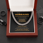 To My Husband I Love You Always & Forever, You're The One Thing In My Life, Romantic Gift, Unique Husband Gifts, Necklace for Men, Gift for Him, Valentine's Day Necklace Birthday Gifts for Husband