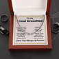 To My Great Grandson I Love You Always & Forever, Make Your Grandson Feel Special with These Thoughtful Gifts from Grandma or Grandpa, Jewelry Card for Him, Best Birthday, Christmas Gift Idea for Grandson From Grandmother or Grandparents