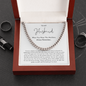To My Husband When You Wear This Necklace, Always Remember I Love You, Best Dad Son Brother Grandson Grandpa Boyfriend Husband Best Gift Ever, Birthday Valentine Christmas Father's Day Gifts, Chain For Him Husband from Wife