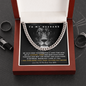 To My Husband Love You Til The End, Love Your Wife, To My Man Necklace, Husband Boyfriend Gift, Anniversary Gift for Husband, Gifts for Men, Birthday Gifts for Boyfriend Husband, Fathers Day Gifts for Him Dad Son Grandpa