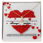 To My Beautiful Wife - Always Remember I Love You - Handmade Necklace for Wife - Beloved Wife Gift - Romantic Message From Husband - Best Love Gift for Her