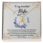 To My Soulmate Necklace For Women - To My Wife Necklace From Husband - To My Beautiful Wife - You And Me Forever Everyday - Forever love from Hubby - Gift for your lady