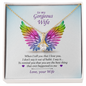To my Gorgeous Wife PRIDE - To My Beautiful Wife Necklace Boxed Jewellery - Love Your Husband - Card Gift for Wife from Husband Lover