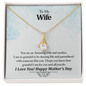 To My Wife, Your An Amazing Wife And Mother Never-Ending Love Necklace - To My Wife Necklace - Husband Gift For Wife - Engagement Gift - Gift For Women - Birthday Gift- My Future Wife - Anniversary Gift For Wife
