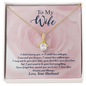 To My Wife Never forget how special you are to me. I Love You. Forever and Always -  Necklace For Wife From Husband - To My Soulmate Necklace For Women To My Wife Necklace From Husband -