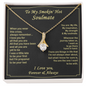 Gift For Your Soulmate - You Are My Inspiration - Love Knot - Wife Birthday Gift - Anniversary Gift For Wife from Husband - Gold Woman Name Jewelry -  Personalized Anniversary Gift for Wife - Romantic Wife Gift