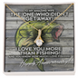 To My Amazing Wife - Happy Anniversary Gifts - I Love You More Than Fishing - Gift for My Wife - Romantic Wife Gift - Wife Birthday Surprise - to My Amazing Wife - Happy Anniversary Gifts - I Love You More Than Fishing
