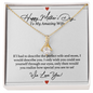 to My Wife Necklace From Husband - to My Soulmate Necklace -  for Women - Perfect Wife & Mom Mother's Day Necklace - to My Amazing Wife Gifts - Wife Birthday Gift - Mother's Days Gift