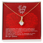 Love Your Husband - To My Wife Necklace From Husband - To My Soulmate Necklace For Women - Necklace For Wife From Husband - To My Lovely Wife -  Forever Love Necklace