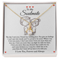 To My Wife Necklace From Husband -  Personalized Wife Necklace Gift - To My Wife Necklace With Message Card - Gift for  soulmate -  Anniversary Gift For Wife from Husband