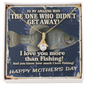 To My Amazing Wife - The One Who Didn't Get Away! - I love you More Than Fishing - Couple Necklace Set - Friendship Necklaces - To My Wife Necklace From Husband - Personalized Wife Necklace Gift