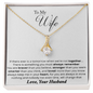 White Gold Name Necklace - Couple Necklace Set - Friendship Necklaces - Anniversary Gift for Wife - Wife Gift From Husband - to My Soulmate Necklace for Women - Wife Birthday Gift- Anniversary Gift for Wife From Husband