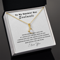 To My Smokin' Hot Soulmate - I love you Necklace -Romantic Wife Gift - Soulmate Gift from Husband - To My Wife Necklace Anniversary Gift For Wife - Birthday Gift for Wife
