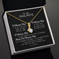 To My Soulmate - Alluring Necklace - Best Romantic message card for wife - Anniversary Gift For Wife from Husband - Necklace For Wife From Husband - Birthday gift for Girlfriend - Gift for soulmate