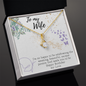 To My Wife Necklace - Gift for Wife Birthday Marriage - Happy Birthday My Love - Handmade Necklace for her - To My Soulmate Necklace - Husband Gift For Wife