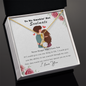 To My Wife Necklace - Valentines Day Gifts for Wife - Couple Necklace Set  - Friendship Necklaces - Gifts for Her -  Birthday Gifts for Wife - Gift for Her Him - Anniversary Gift - to My Wife Necklace - Valentines Day Gifts for Wife