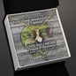 To My Wife Necklace- Valentines Day Gifts For Wife - Wife Birthday Gift - The One Who Didn't Get Away! Happy Birthday Bass - To My Wife Necklace From Husband - Birthday Gift for wife - Best Necklace for soulmate