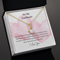 To My Soulmate - I Love You Necklace - To My Wife Necklace From Husband - To My Soulmate Necklace For Women - To My Wife Necklace With Message Card