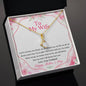 To My Wife Mother's Day Necklace - Happy Mother's Day - Handmade jewelry for wife -  Necklace with love message for wife - Husband Gift For Wife - My Future Wife - Anniversary Gift For Wife