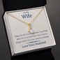 Couple Necklace Set - Friendship Necklaces - Customize Couple Necklace - Best Necklace for Wifey - to My Wife Necklace From Husband - to My Soulmate Necklace for Women