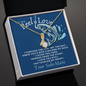 To My Reel Love Necklace - Your Solemate - Fishing Fisherman Necklace - To My Beautiful Wife Necklace Boxed Jewellery - Handmade Jewelry for wife