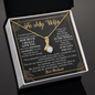 To My Wife Loving Your Husband - To My Wife Necklace From Husband - To My Soulmate Necklace For Women - Necklace For Wife From Husband -