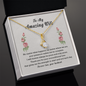 Valentines Day Gifts for Wife - Wife Birthday Gift - Couple Necklace Set - Friendship Necklaces - Best Gift for Her -  Handmade Design for Soulmate Necklace - Silver Colour Design Necklace