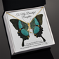 To My Daughter Meaningful Message Card Jewelry Box, Gift for Daughter's Birthday Graduation, Thoughtful for Her from Mom, 2026 Birthday Alluring Beauty Necklace