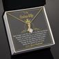 To My Badass wife - To My Wife Necklace - Valentines Day Gifts for Wife - Wife Birthday Gift - Couple Necklace Set - Friendship Necklaces - Customize Couple Necklace - Gift for Soulmate - Necklace for Wife