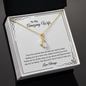 To My Wife Necklace From Husband - To My Soulmate Necklace For Women - To My Wife Necklace With Message Card - wife gift from husband future husband - Custom Necklace For Wife