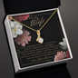 To My Wife Wedding Anniversary Gift - To My Queen - To My Wife Necklace With Message Card - Anniversary Gift For Wife - To My Wife Necklace Anniversary Gift For Wife
