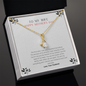 To My Wife - Woman of My Dreams - Necklace - To My Wife Necklace With Message Card - Hand-made Neckless for Beloved wife - Best Birthday Gift for her - Anniversary Gift for her
