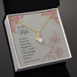 To My Wife Necklace - Sweetest Hearts for wife - Necklace For Wife From Husband - Gifts For Her - Birthday Gifts For Wife - Anniversary Gift for her