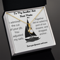 To My Smokin' Hot First Mate - Admired Your Jib Forever Love Necklace - To My Queen - To My Wife Necklace Anniversary Gift For Wife - Gift for wife - Handmade Necklace