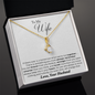 White Gold Name Necklace - Couple Necklace Set - Friendship Necklaces - Anniversary Gift for Wife - Wife Gift From Husband - to My Soulmate Necklace for Women - Wife Birthday Gift- Anniversary Gift for Wife From Husband