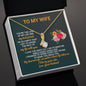 To My Wife Love Your Husband Necklace - Gift For My Wife - Romantic Wife Gift - Wife Birthday Surprise - To My Wife Necklace - Husband Gift For Wife - Couple Necklace Set -Best Birthday Gift for her