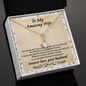 Gift For My Wife - Romantic Wife Gift - Wife Birthday Surprise - To My Amazing Wife Necklace - Gift For Wife - Still Choose You - Love Knot - Customize Couple Necklace  - Valentine's day gift - Gift for her him - Anniversary gift
