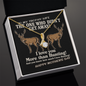 I Love You More Than Hunting - To My Trophy Wife - White Gold Name Necklace - To My Wife Necklace - Valentines Day Gifts For Wife - Hunting Neckless for wifey - Romantic Neckless gift for soulmate