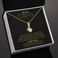 To My Wife Love Your Husband - The Force - Galaxy Necklace - Anniversary Gift For Wife from Husband -  Galaxy Necklace - Birthday Gift Necklace - To My Beautiful Wife Necklace Boxed Jewellery - Husband Gift For Wife - Engagement Gift - Gift For Women